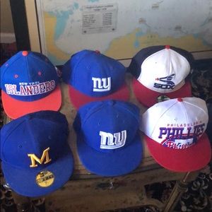 Fitted hats men’s 7 1/2 and 2 snap back